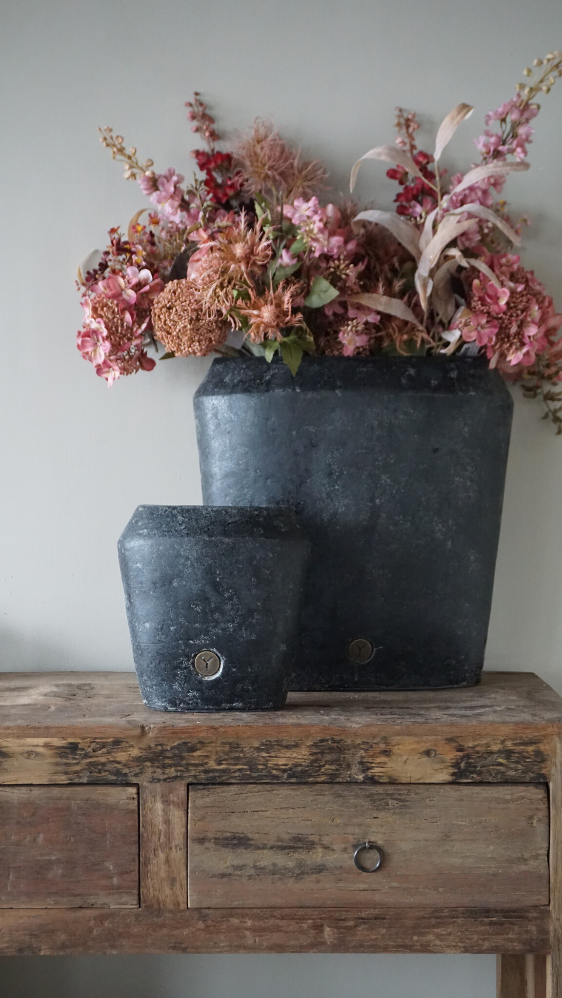 Brynxz Plantenbak Ovaal Deluxe | S | Basalt | H25xB24xD15 cm