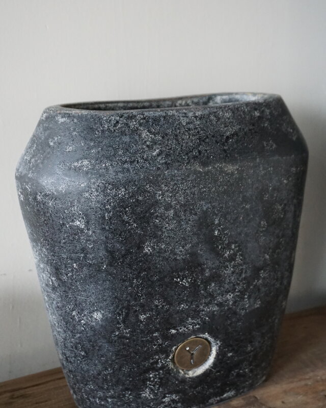 Brynxz Plantenbak Ovaal Deluxe | S | Basalt | H25xB24xD15 cm