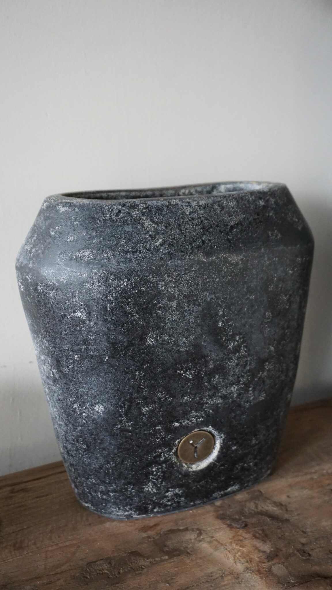 Brynxz Plantenbak Ovaal Deluxe | S | Basalt | H25xB24xD15 cm
