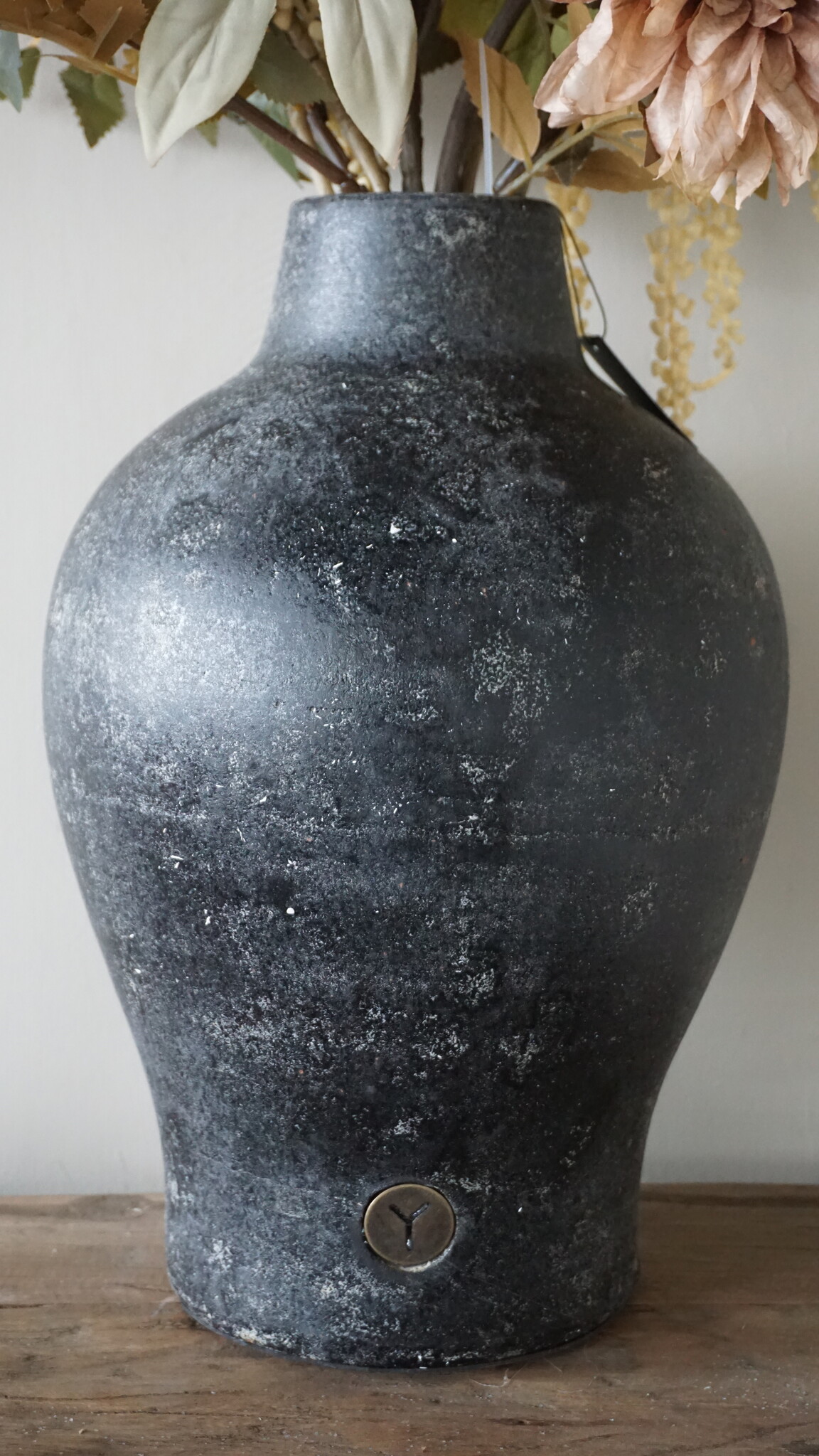 Brynxz Vaas Luxery | Basalt | H38 x D28 cm
