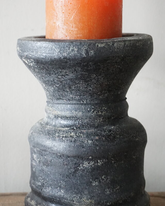Brynxz Kandelaar Classic | Small | Basalt | H16 x D12 cm