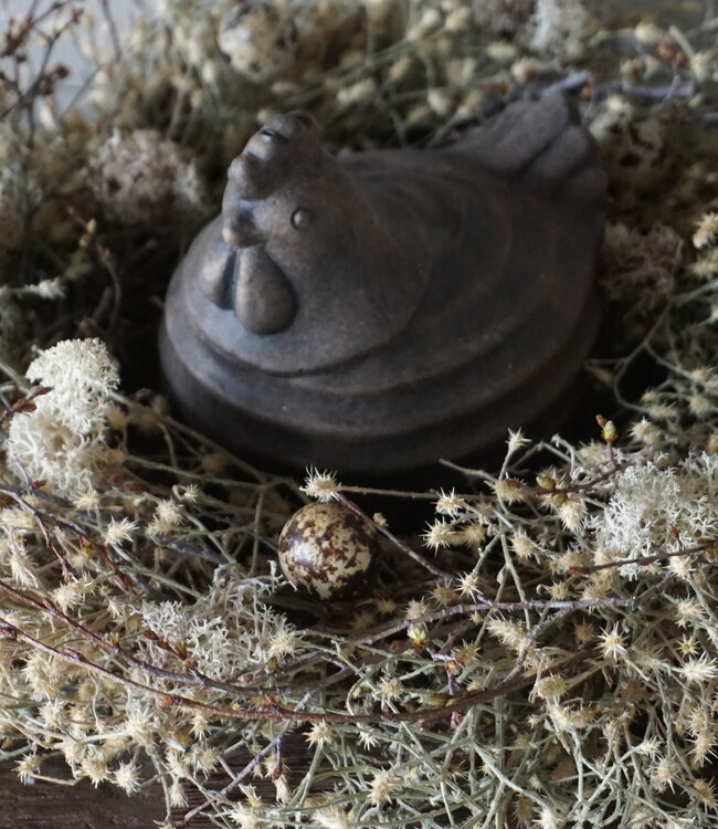 Brynxz Kip Met Strepen L | Steen | Majestic Brown