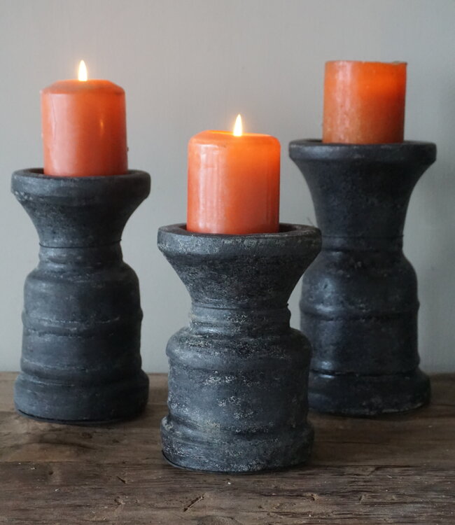 Brynxz Kandelaar Classic | Large | Basalt | H20xD12 cm