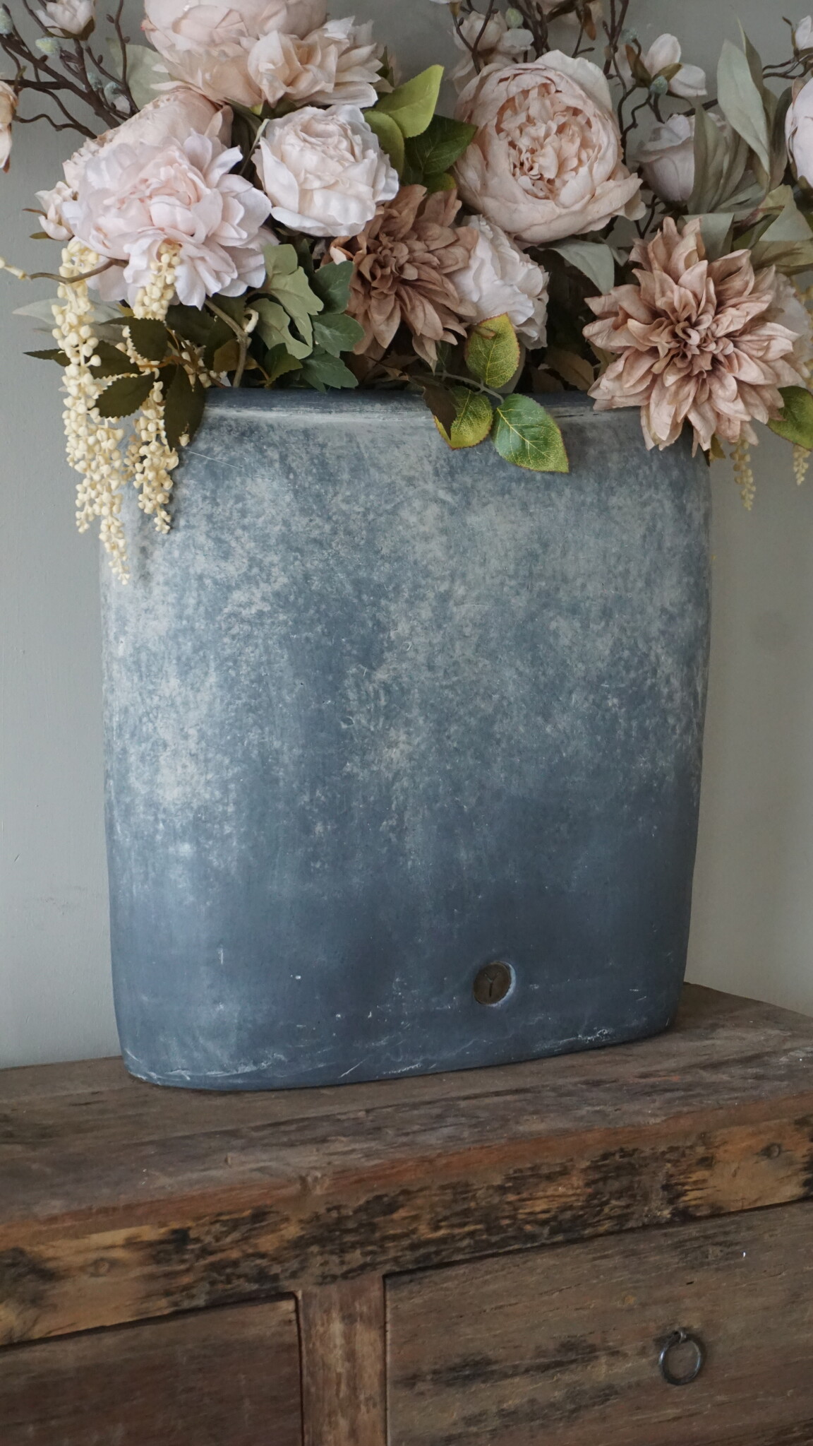 Brynxz Plantenbak Ovaal Grande | Ancient Clay | H45xB44xD16 cm