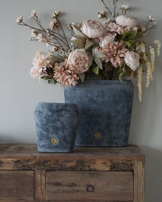 Brynxz Plantenbak Ovaal | Stone Black | H35xB34xD15 cm