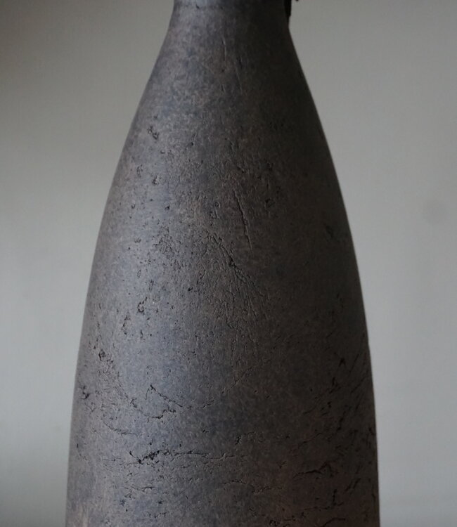 Brynxz Vaas Fles | Basic Lang | Majestic Brown | H35 x D13 cm