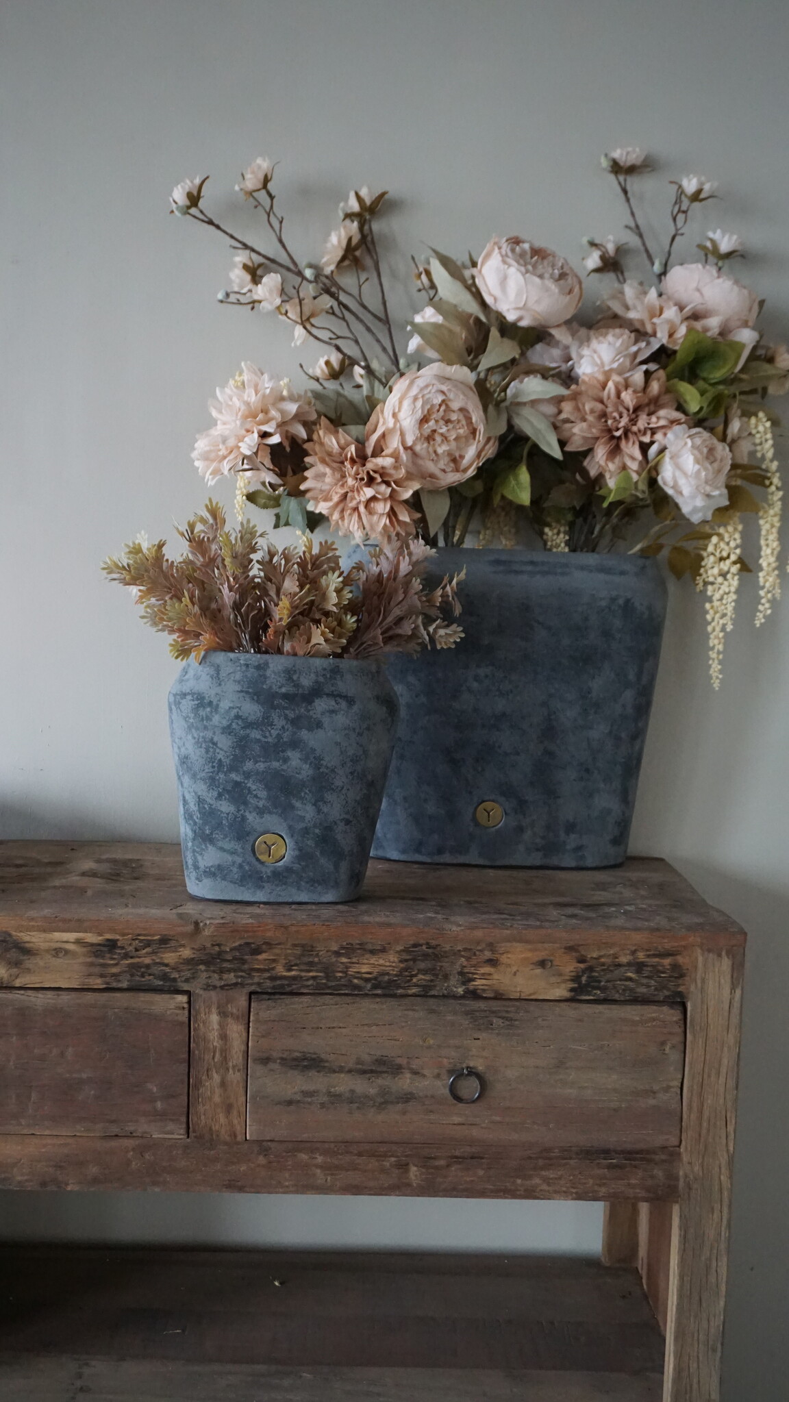 Brynxz Plantenbak Ovaal | Stone Black | H25xB24xD15 cm