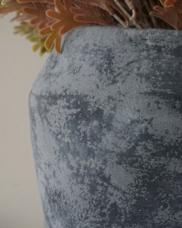 Brynxz Plantenbak Ovaal | Stone Black | H25xB24xD15 cm