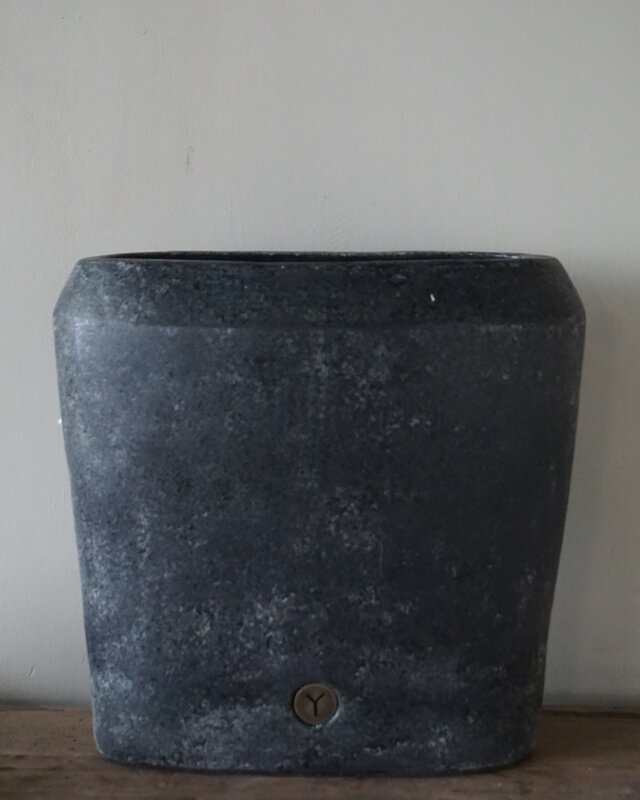 Brynxz Plantenbak Ovaal Deluxe | M | Basalt | H35xB34xD15 cm