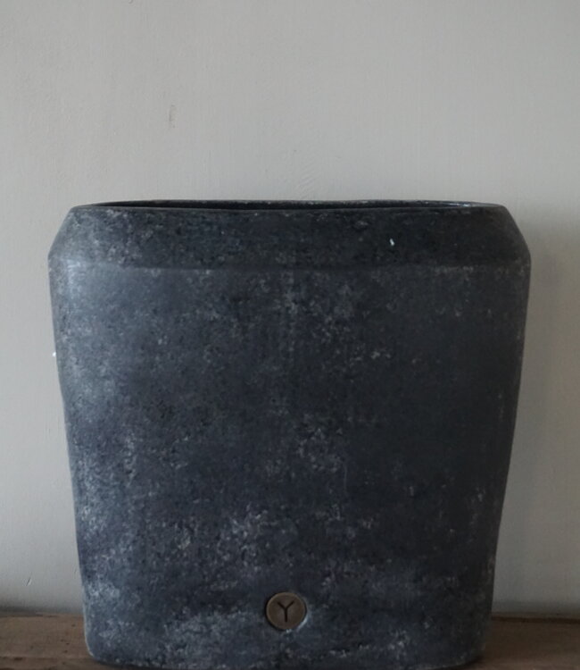 Brynxz Plantenbak Ovaal Deluxe | M | Basalt | H35xB34xD15 cm