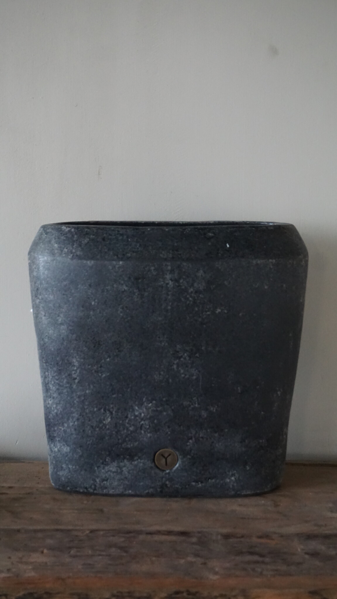 Brynxz Plantenbak Ovaal Deluxe | M | Basalt | H35xB34xD15 cm