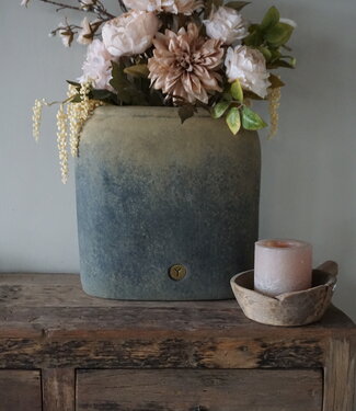 Brynxz Plantenbak Ovaal Grande | Ancient Earth | H36xB35xD15 cm