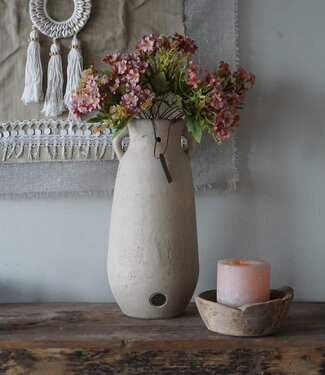 Brynxz Vaas Met 2 Oren | Majestic Taupe | H40 x D19 cm