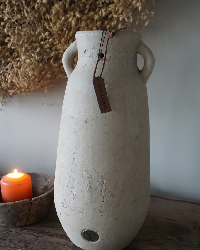 Brynxz Vaas Met 2 Oren | Majestic Taupe | H40 x D19 cm