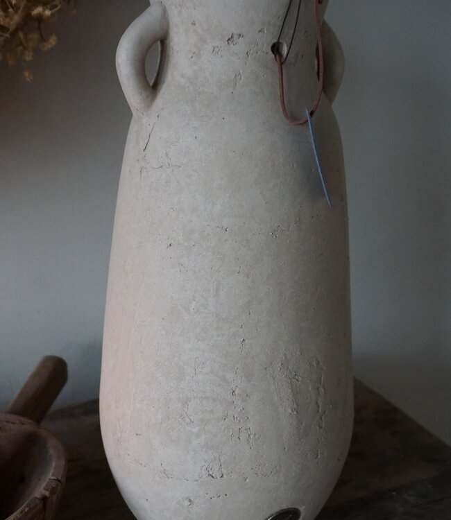 Brynxz Vaas Met 2 Oren | Majestic Taupe | H40 x D19 cm