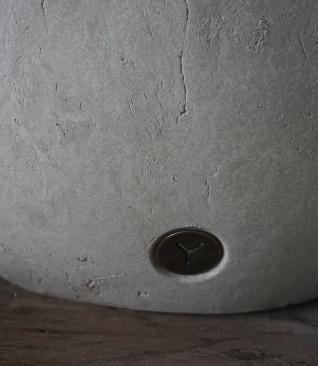 Brynxz Plantenbak Ovaal Moon | Majestic Taupe | 34x20x30 cm