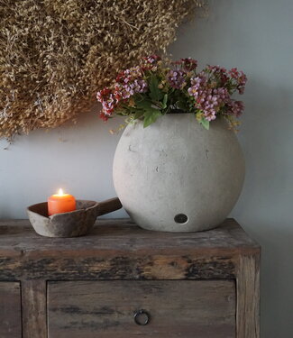 Brynxz Plantenbak Ovaal Moon | Majestic Taupe | 34x20x30 cm