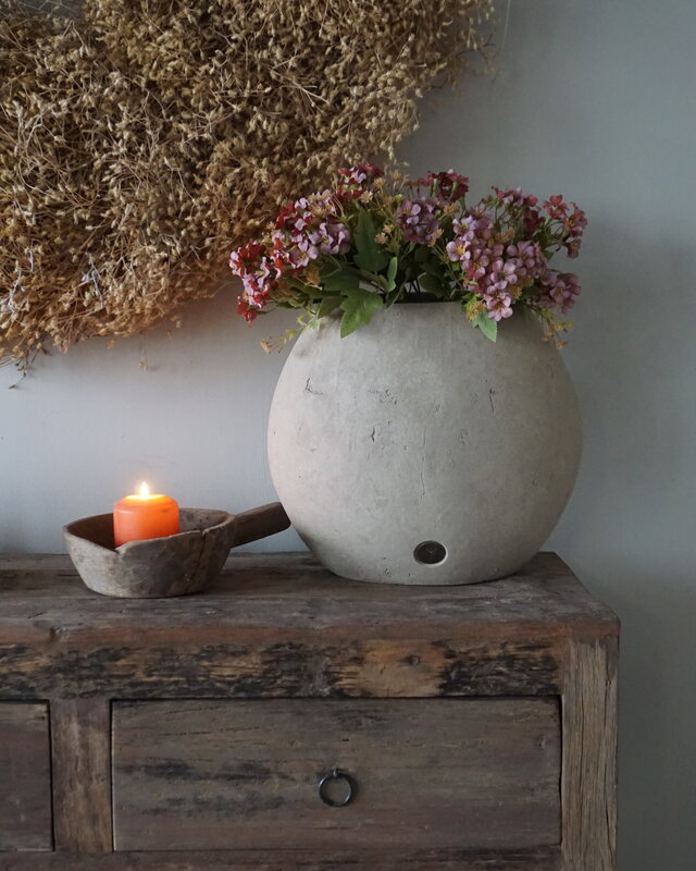 Brynxz Plantenbak Ovaal Moon | Majestic Taupe | 34x20x30 cm