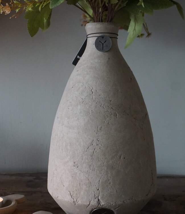 Brynxz Vaas Fles Basic | Majestic Taupe | H28 x D16 cm