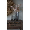 Vaas Flower | Glas | Taupe | H35 x D15 cm