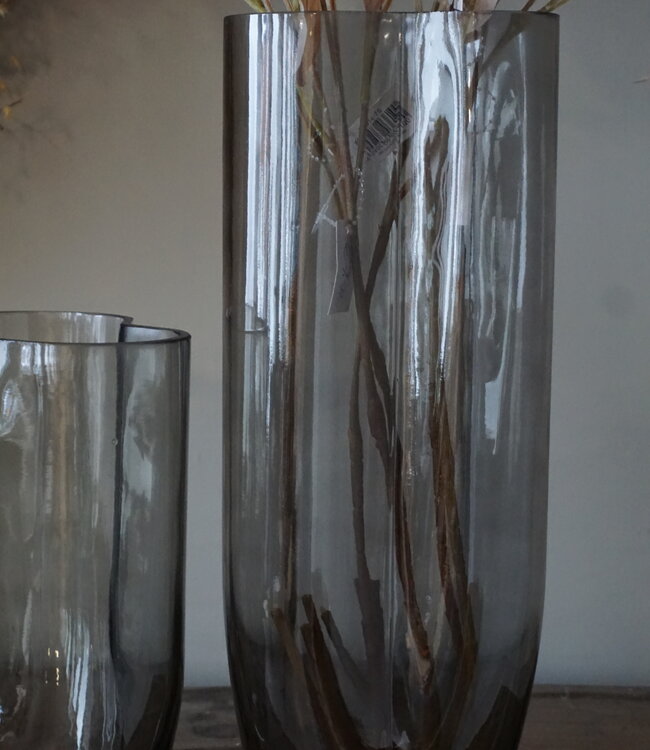 Rene Houtman Vaas Flower | Glas | Taupe | H35 x D15 cm