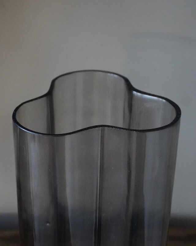 Rene Houtman Vaas Flower | Glas | Taupe | H35 x D15 cm