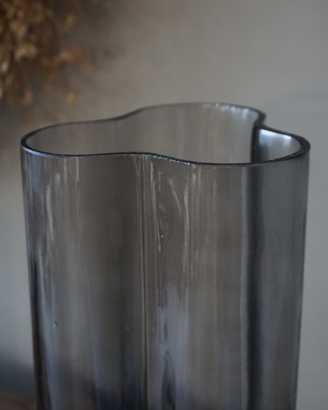 Rene Houtman Vaas Flower | Glas | Taupe | H35 x D15 cm