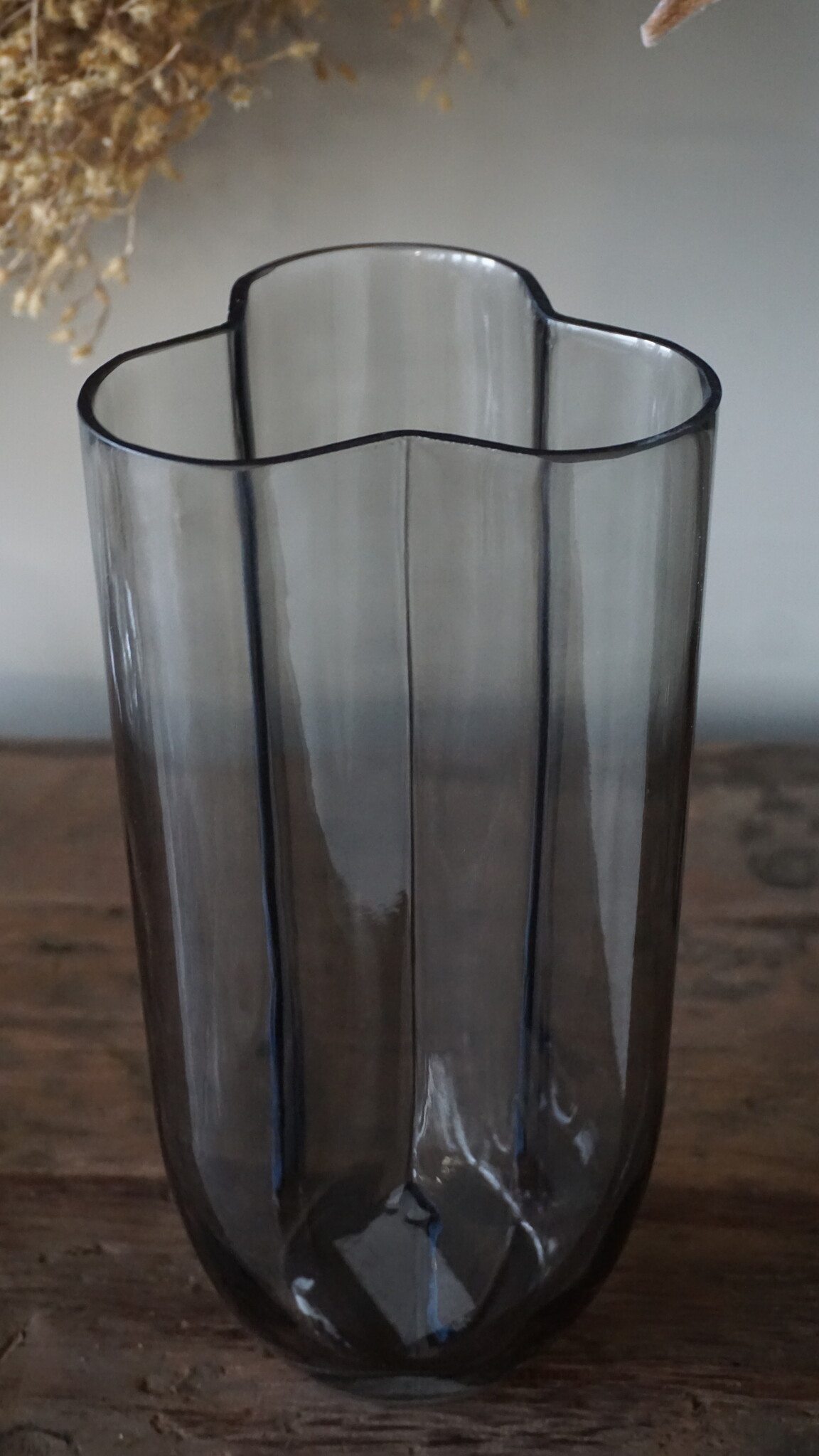 Rene Houtman Vaas Flower | Glas | Taupe | H30 x D14 cm