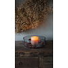 Vaas/Kom Rond | Glas | Smoked | H11 x D32 cm