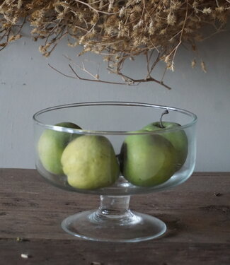 Rene Houtman Vaas Op Voet | Clear Glas | H10 x D14 cm