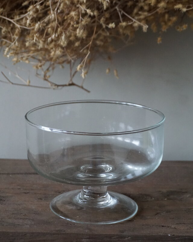 Rene Houtman Vaas Op Voet | Clear Glas | H10 x D14 cm