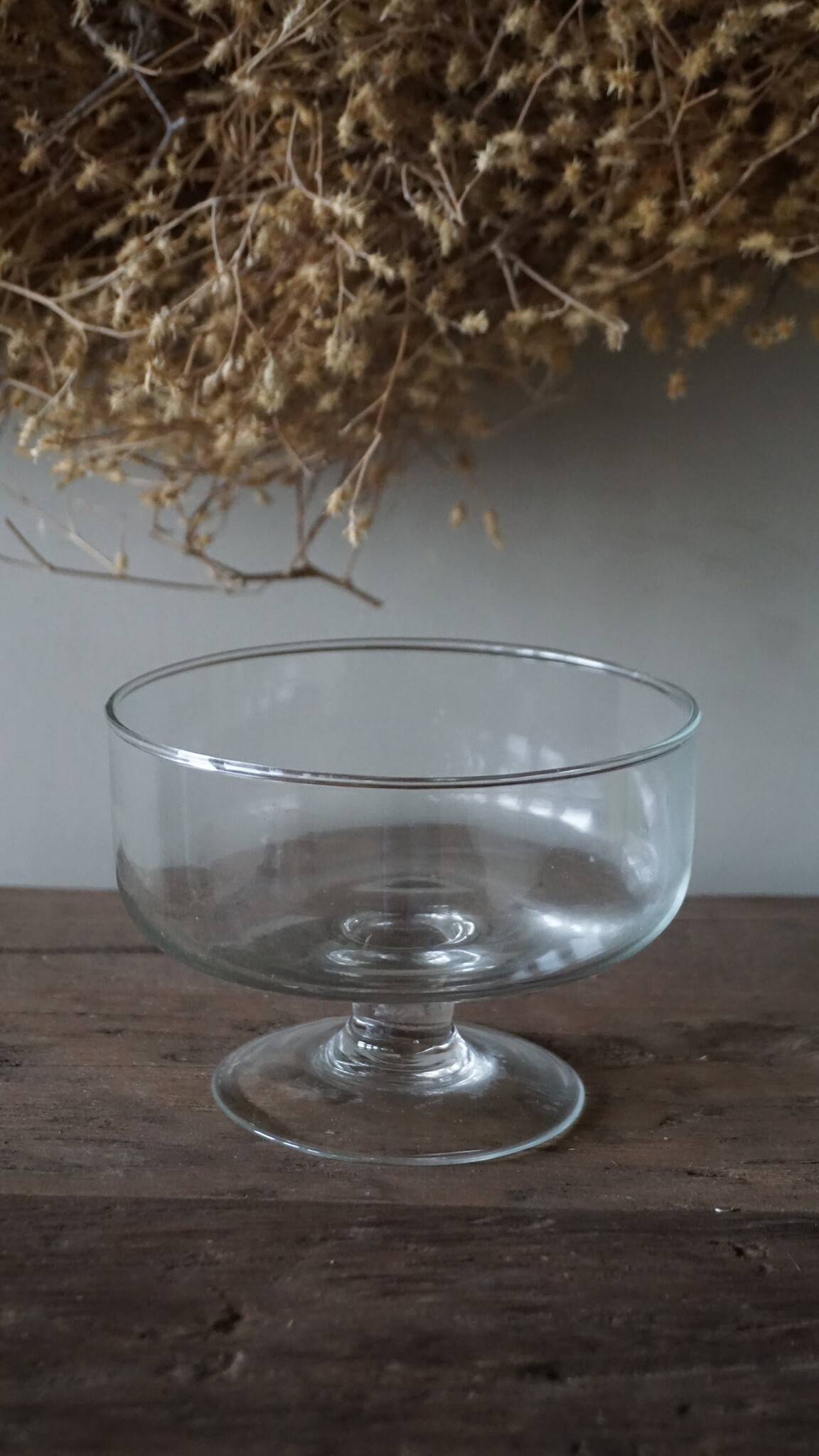 Rene Houtman Vaas Op Voet | Clear Glas | H10 x D14 cm