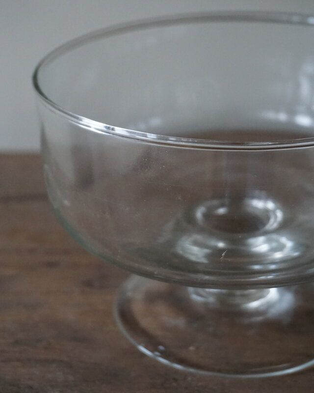 Rene Houtman Vaas Op Voet | Clear Glas | H10 x D14 cm