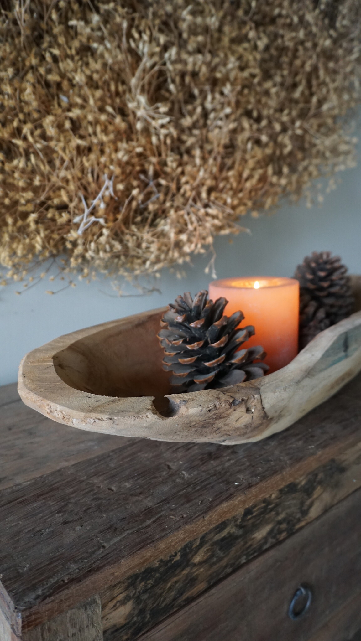 Rene Houtman Kom/Sleutelbak Teak | Sloophout | H9xB71xD21 cm