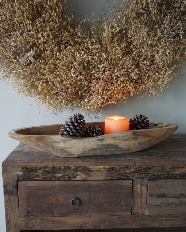Rene Houtman Kom/Sleutelbak Teak | Sloophout | H9xB71xD21 cm
