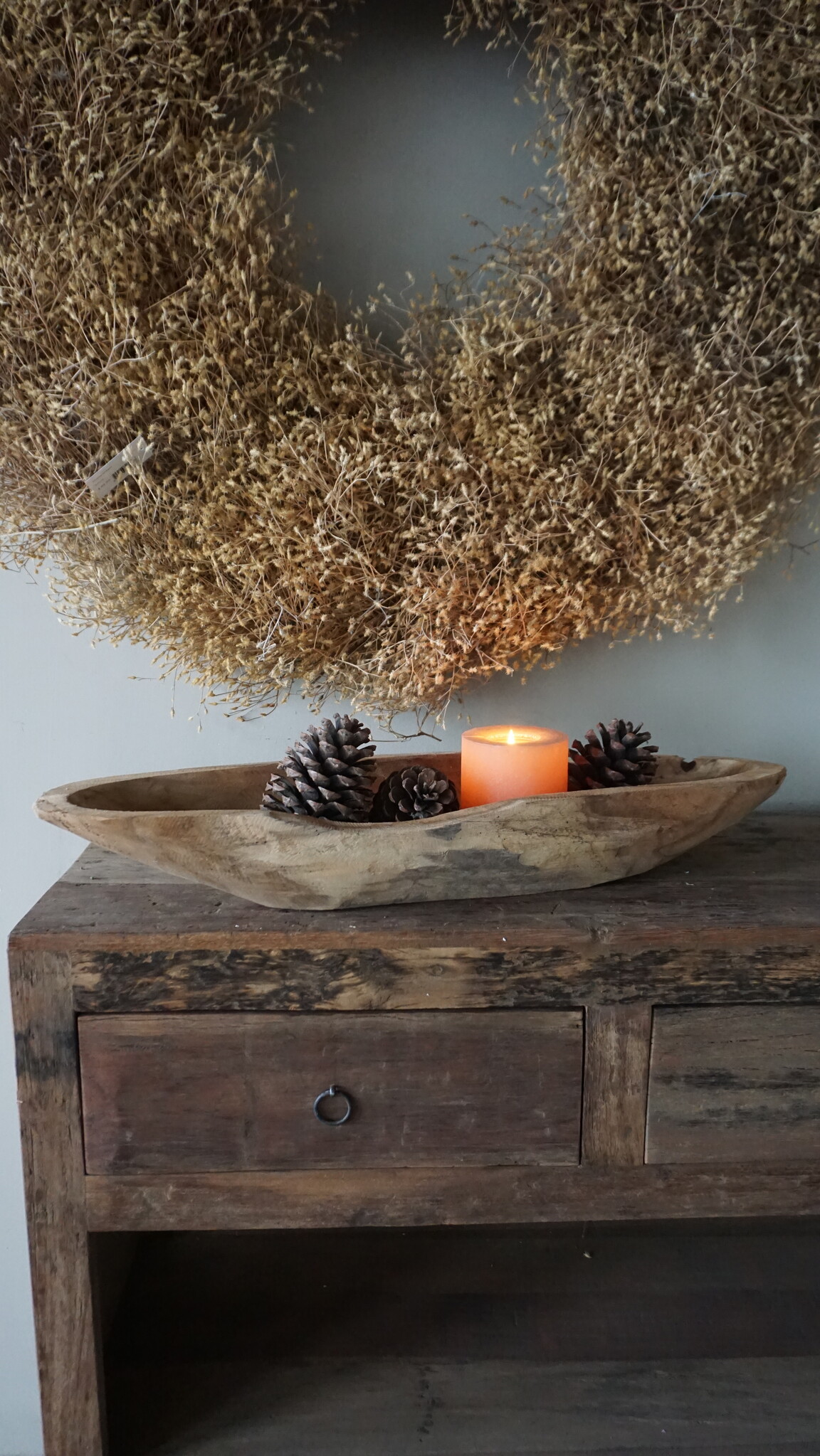 Rene Houtman Kom/Sleutelbak Teak | Sloophout | H9xB71xD21 cm