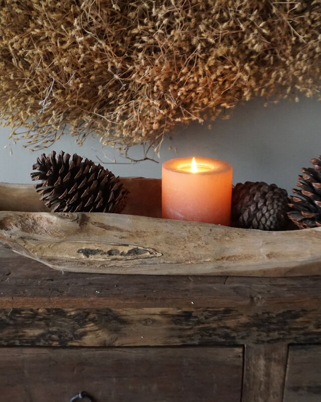 Rene Houtman Kom/Sleutelbak Teak | Sloophout | H9xB70xD20 cm