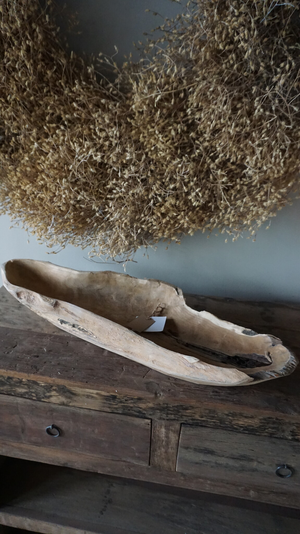 Rene Houtman Kom/Sleutelbak Teak | Sloophout | H9xB70xD20 cm