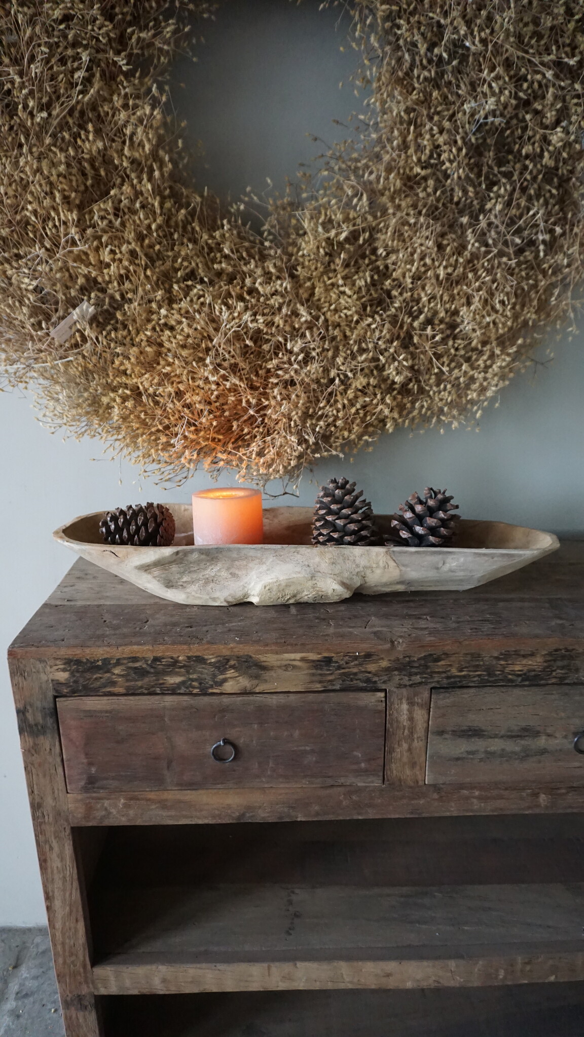 Rene Houtman Kom/Sleutelbak Teak | Sloophout | H9xB71xD23 cm