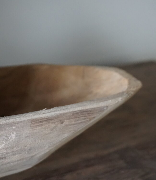 Rene Houtman Kom/Sleutelbak Teak | Sloophout | H9xB71xD23 cm