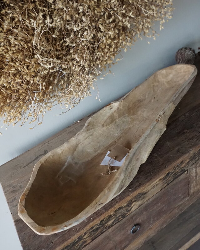 Rene Houtman Kom/Sleutelbak Teak | Sloophout | H9xB71xD23 cm
