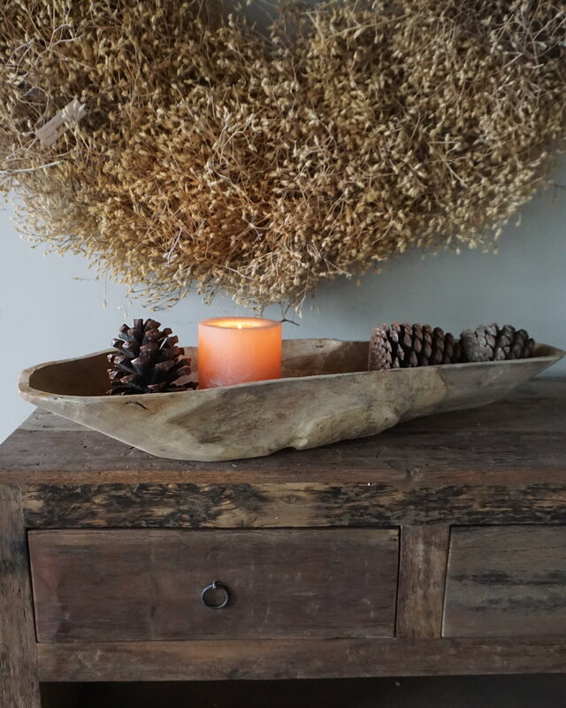 Rene Houtman Kom/Sleutelbak Teak | Sloophout | H9xB71xD23 cm