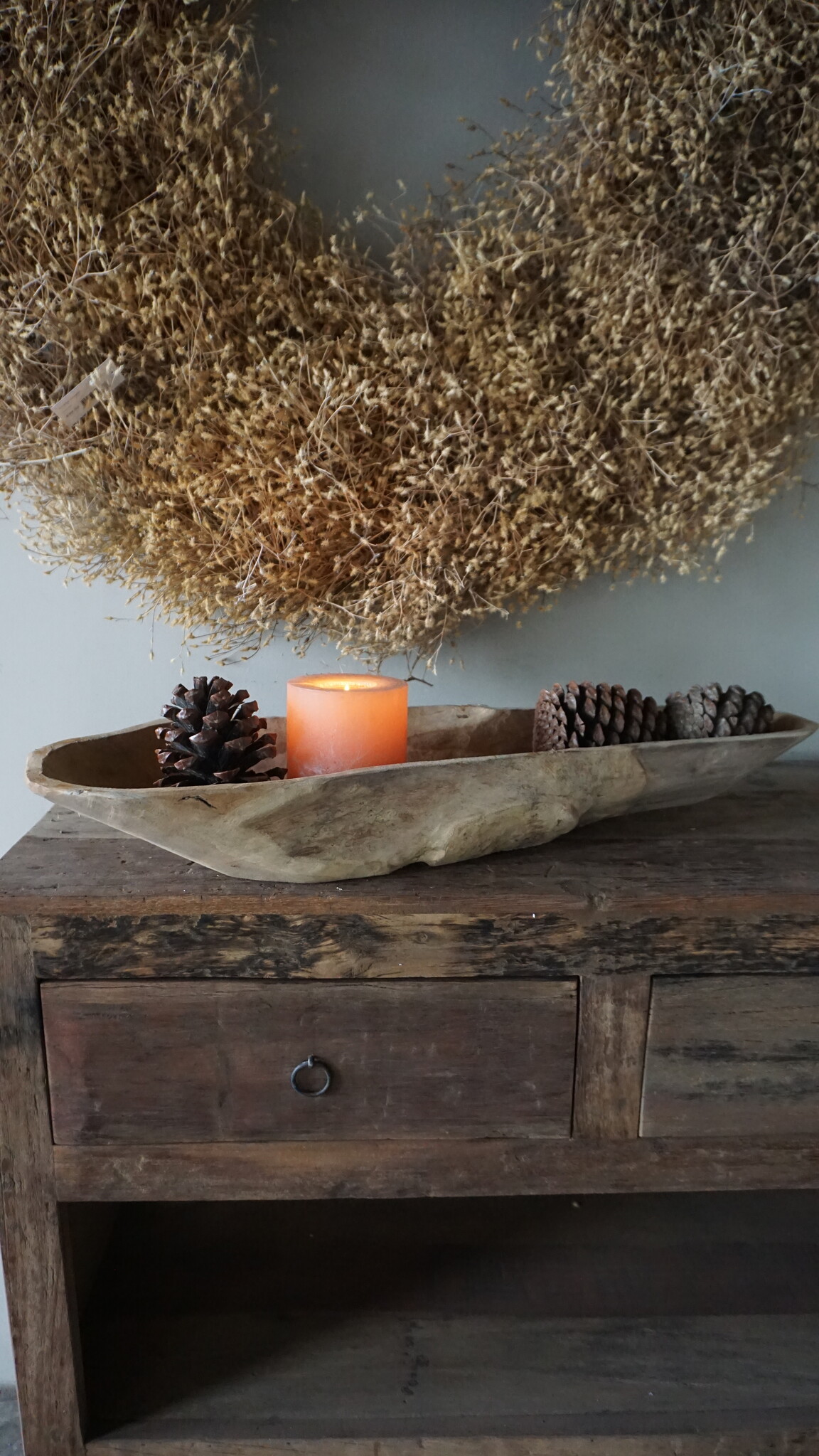 Rene Houtman Kom/Sleutelbak Teak | Sloophout | H9xB71xD23 cm