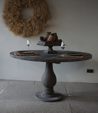 Luksa Home Collection Eetkamertafel Rond | Oud Hout | Kies Afmetingen