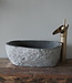 Rene Houtman Medium Stenen Waskom + Spoelgat | H14xB39xD34 cm