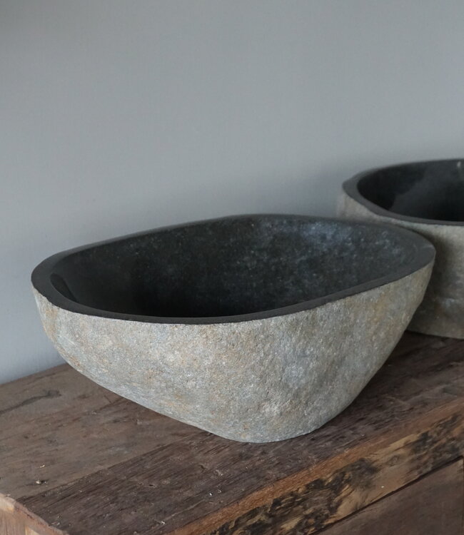 Rene Houtman Waskom Rivierkom | Set Van 2 | H14,5xB42xD31 cm