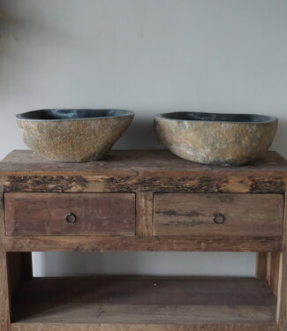 Rene Houtman Waskom Rivierkom | Set Van 2 | H15 x B42 x D31 cm