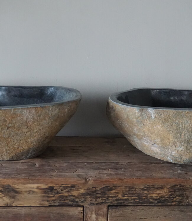 Rene Houtman Waskom Rivierkom | Set Van 2 | H15 x B42 x D31 cm