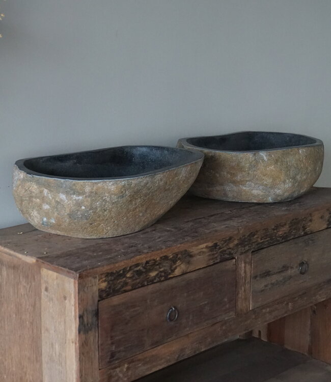 Rene Houtman Waskom Rivierkom | Set Van 2 | H15 x B42 x D31 cm