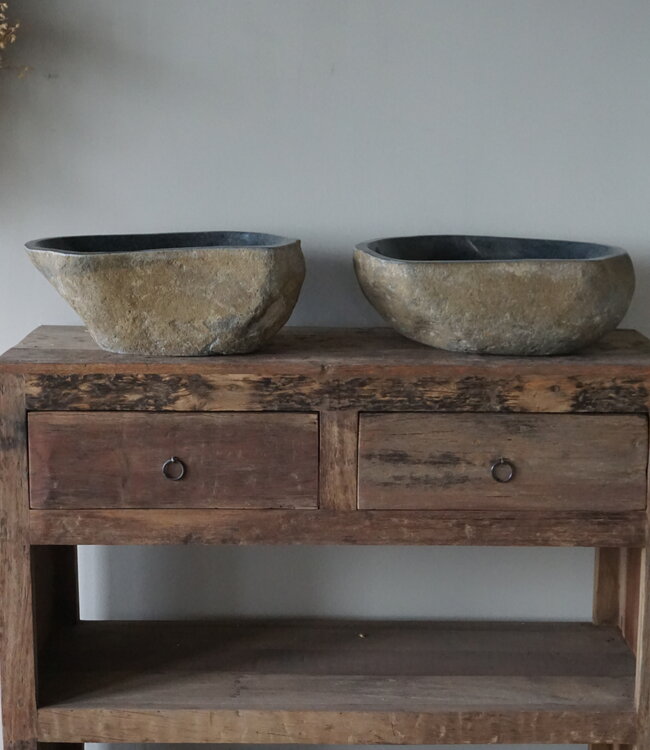 Rene Houtman Waskom Rivierkom | Set Van 2 | H15 x B42 x D31 cm